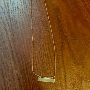 Chalcedony rose gold Kendra Scott necklace